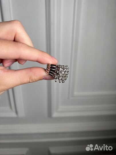 Кольцо Dior Coquine White Gold Diamonds