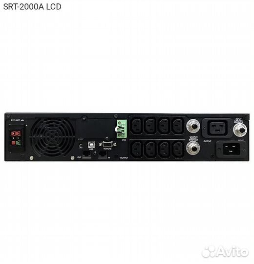 Ибп Powercom Smart RT 2000VA, Rack/Tower 2U, SRT-2
