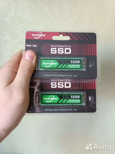 SSD M2 диски 512GB новые