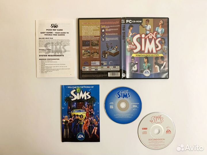The Sims зарубежная лицензия DVD-box Симс