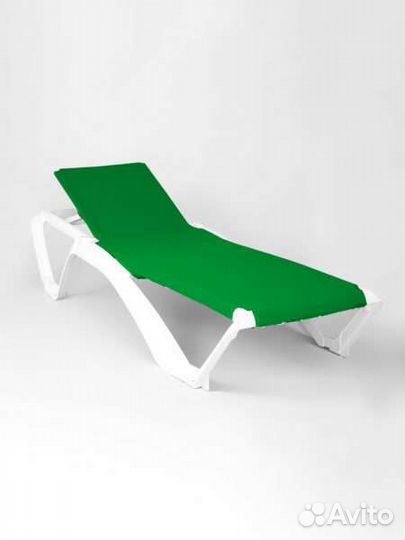 Шезлонг с тканью