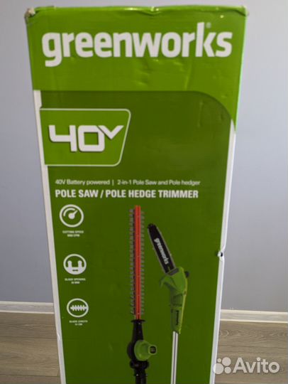 Высоторез-кусторез greenworks 40V G40PSH 1303907