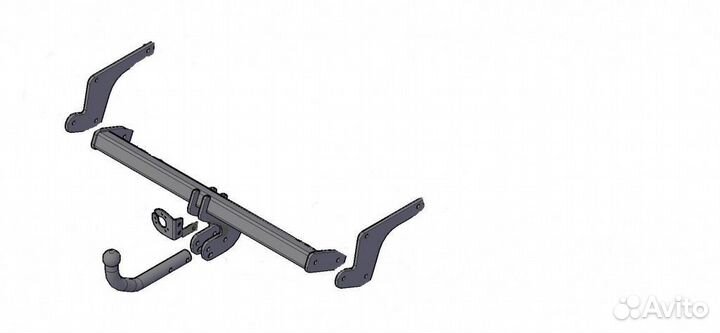 Фаркоп (тсу) заводской на Renault Kaptur