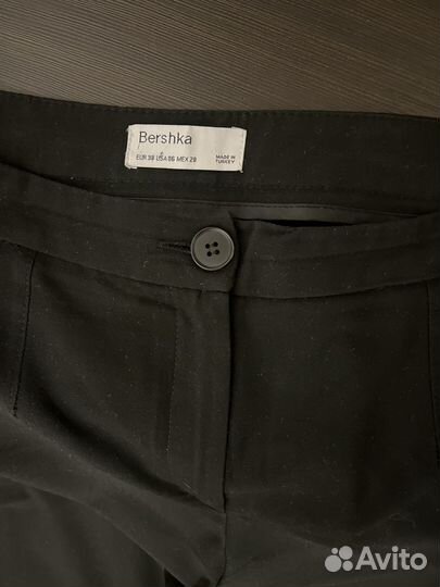 Брюки клёш черные женские