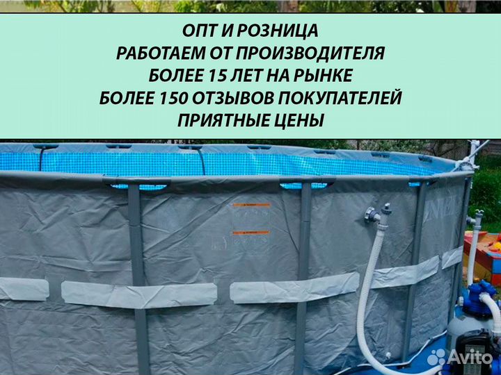 Бассейн каркасный Интекс