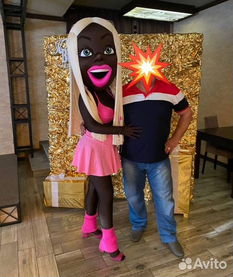 Ростовая кукла мулатка Миранда Поздравление