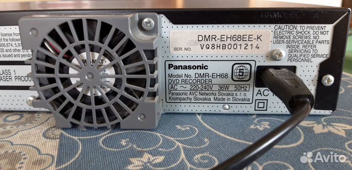 DVD-рекордер Panasonic DMR-EH68 EE-К