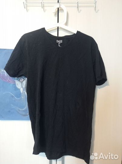 Мужская одежда, много. На некрупного мужчину