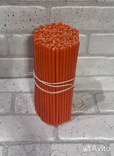 Свечи восковые цветные