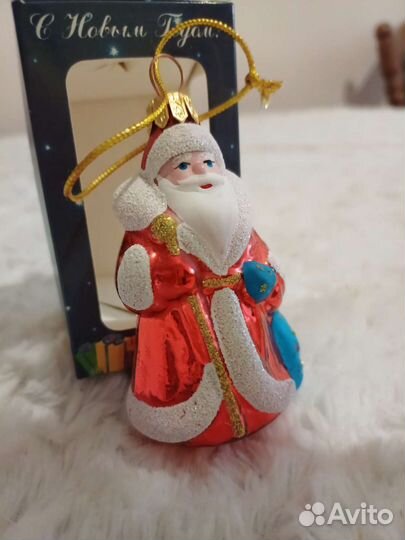 Чебурашка и друзья стеклян елочн игрушка в кор