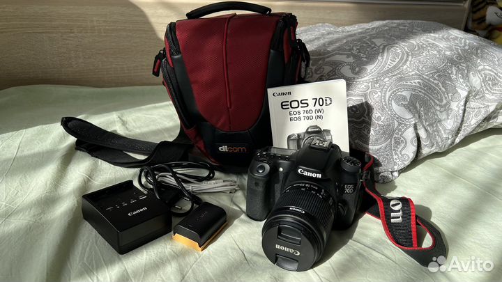 Зеркальный фотоаппарат Canon EOS 70D Kit 18-55mm