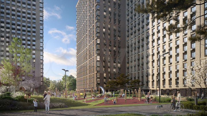 2-к. апартаменты, 56,3 м², 2/23 эт.