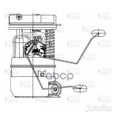 Модуль топливного насоса для а/м Renault Duster