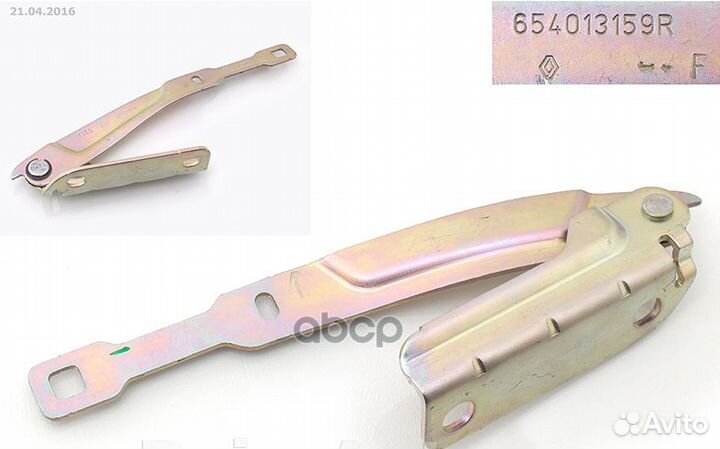 Петля капота лев renault sandero 2 logan 2 65