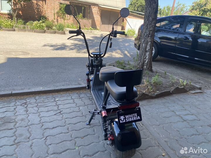 Электроскутер white siberia mini R 2.0 1200W RED