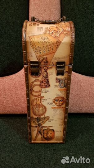 Коробка ручной работы из дерева для бутылки