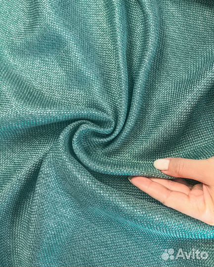 Комплект Шторы и Тюль Орфей Бирюза+Вуаль