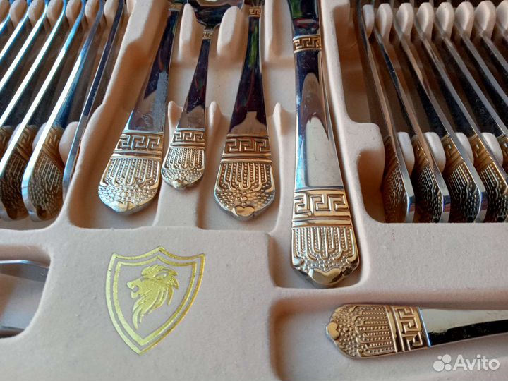 Набор столовых приборов на 12 персон 72 шт. Новый