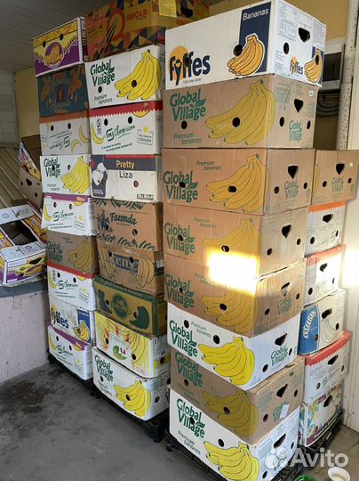 Банановые коробки и Ящики