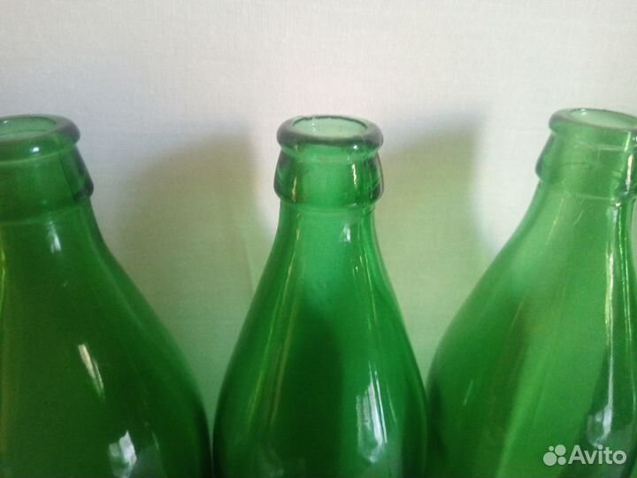 Стеклянные бутылки СССР «Чебурашка»