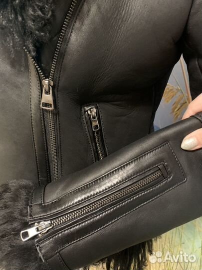 Дубленка натуральная женская aviator