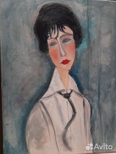 Портрет женщины, оммаж Модильяни