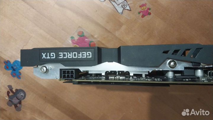 Видеокарта gtx 1060 6gb asus strix на запчасти