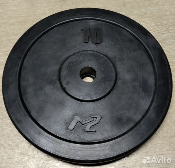 Диски блины обрезиненные 10 кг