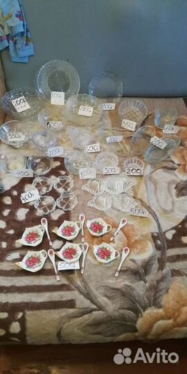 Хрусталь СССР посуда хрусталь СССР вазы конфетницы