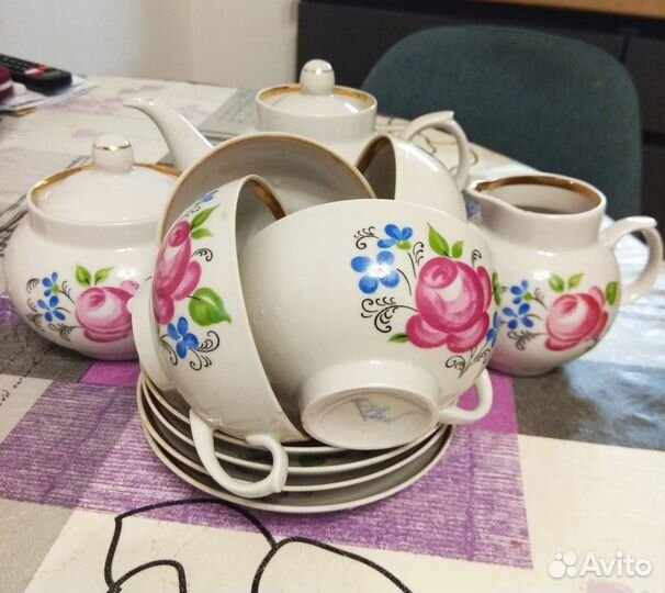 Сервизы чайные винтаж СССР