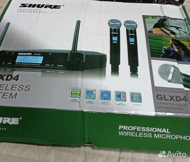 Радиомикрофон Shure glxd 4