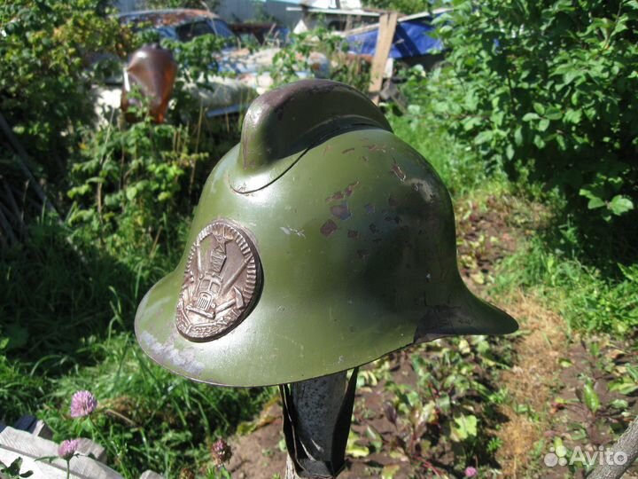 Каска советская пожарная, шлем. Военная