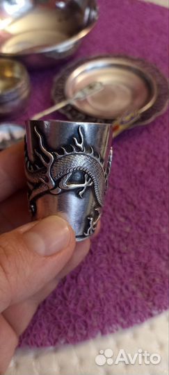 Серебряная посуда антикварная