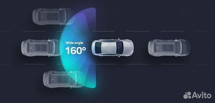 Широкоугольная камера заднего вида Teyes AHD