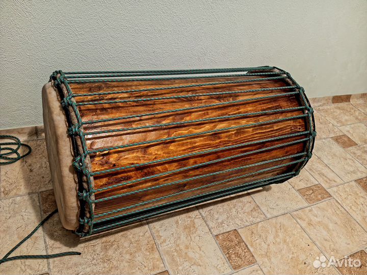 Барабан двухсторонний 11 дюймов африканский