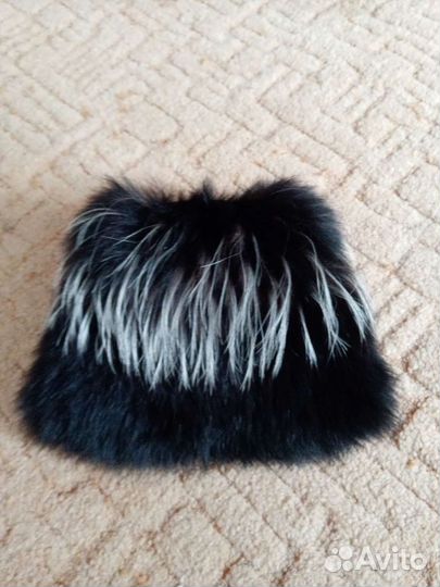 Шапка женская натуральный мех
