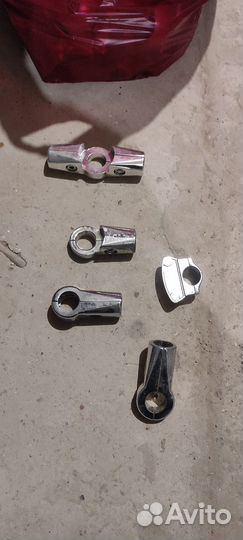 Хромированные трубы и крепежи