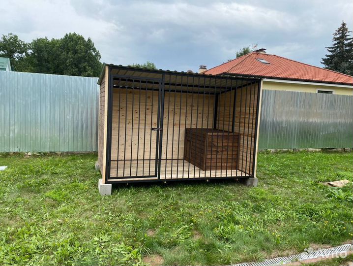 Вольер для собак под ключ