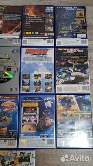 Лицензионные диски для Sony PS2. 16шт