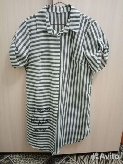 Платье рубашка женская 50