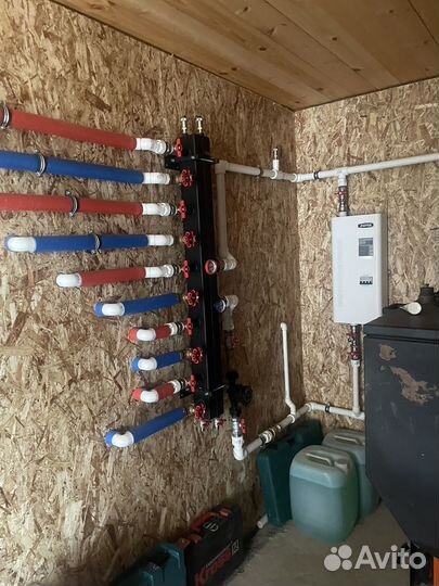 Водяной теплый пол под ключ сантехника отопление