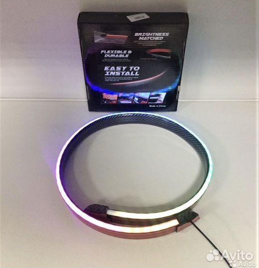 Лип спойлер со стоп сигналом универсальный Новый