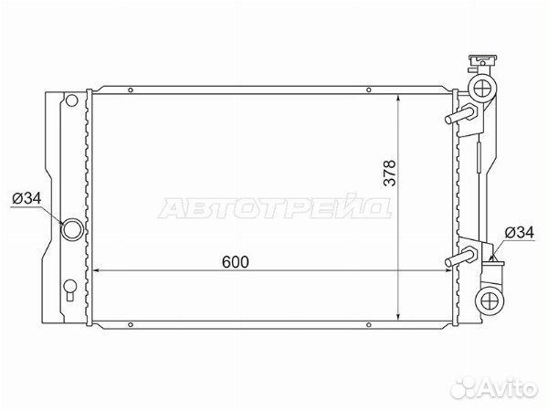 Радиатор pontiac vibe pontiac vibe 08- toyota allion toyota auris toyota avensis toyota avensis wago