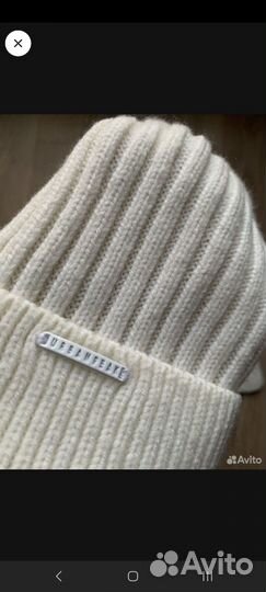 Комплект шапка и манишка