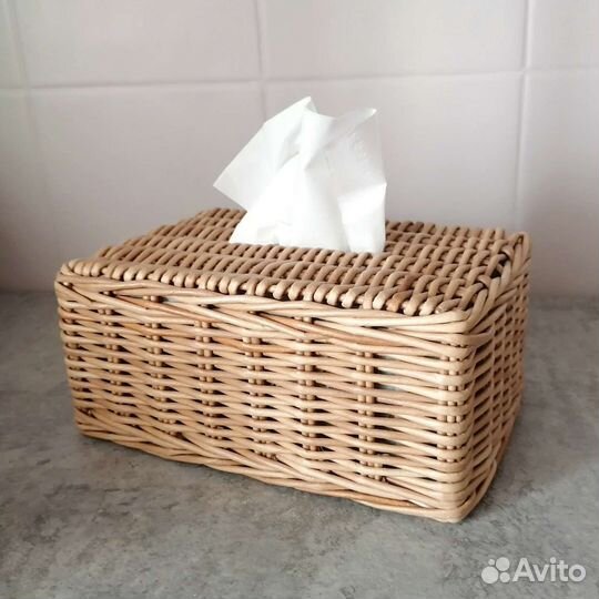 Салфетница плетёная, ручная работа