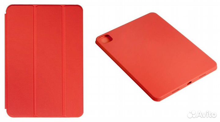 Чехол кожаный для iPad Pro 11 (2021), оранжевый