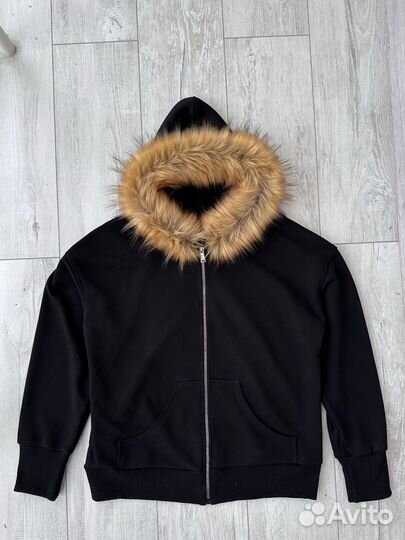 Зип худи с мехом