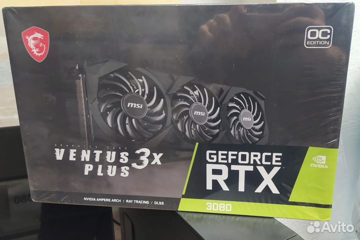 Новая MSI RTX 3080 ventus 3X plus 12Gb OC