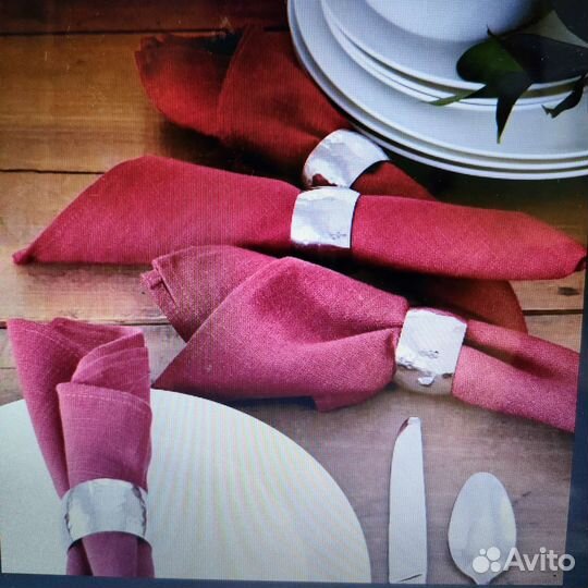 Набор 8 колец декоративных для салфеток