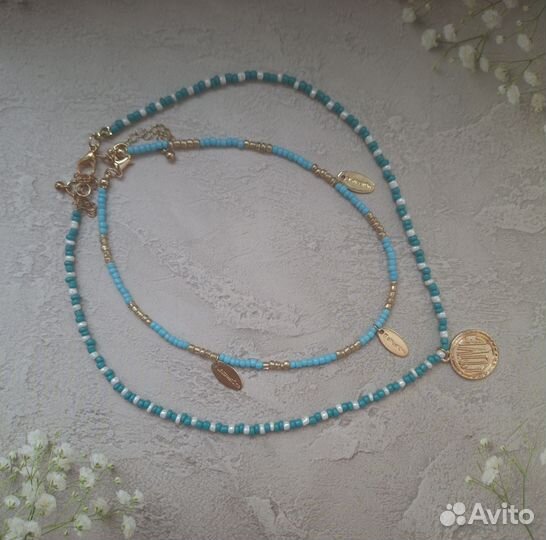 Чокер из бисера